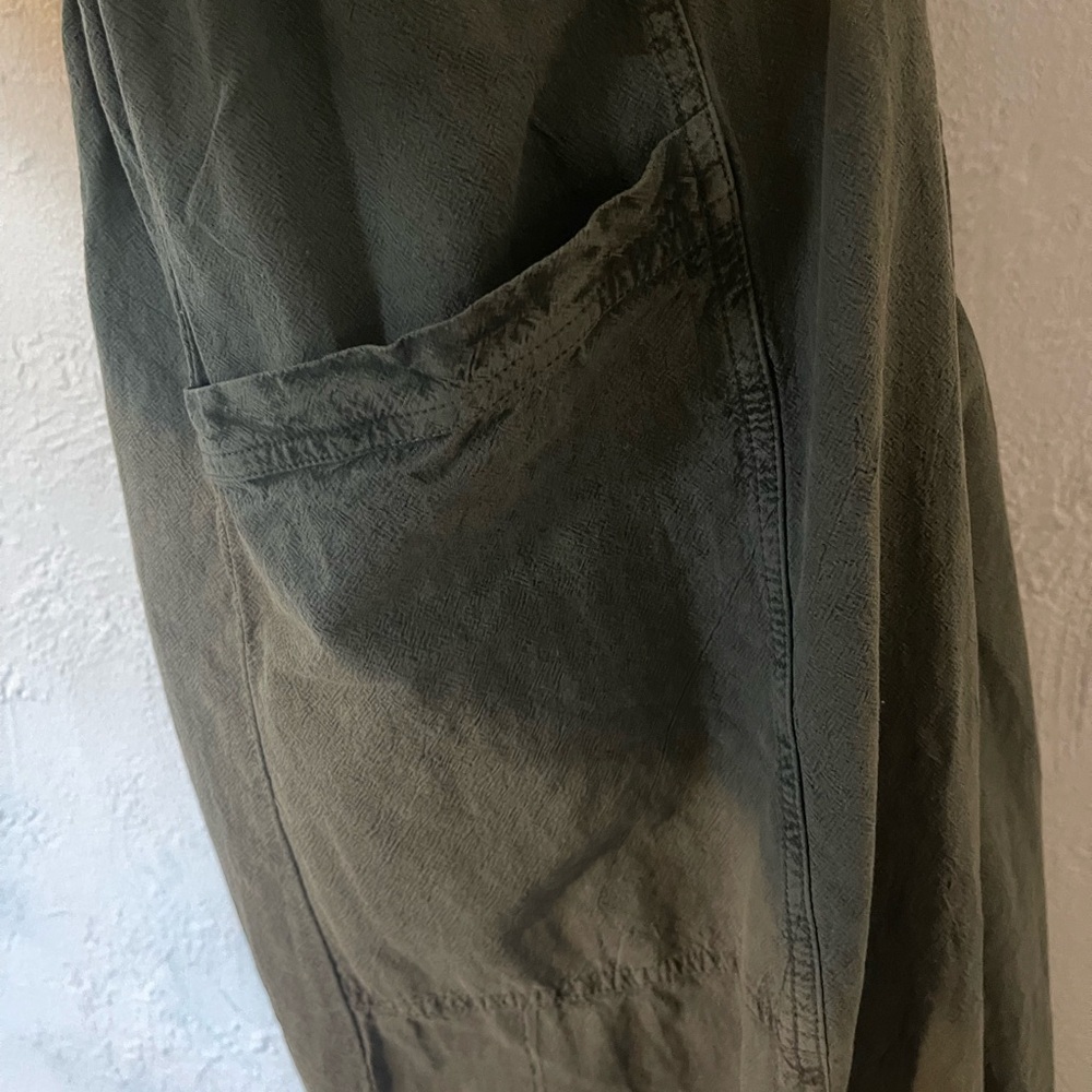 Free People Women's Olive Green Jumpsuit - Picture 8 of 13